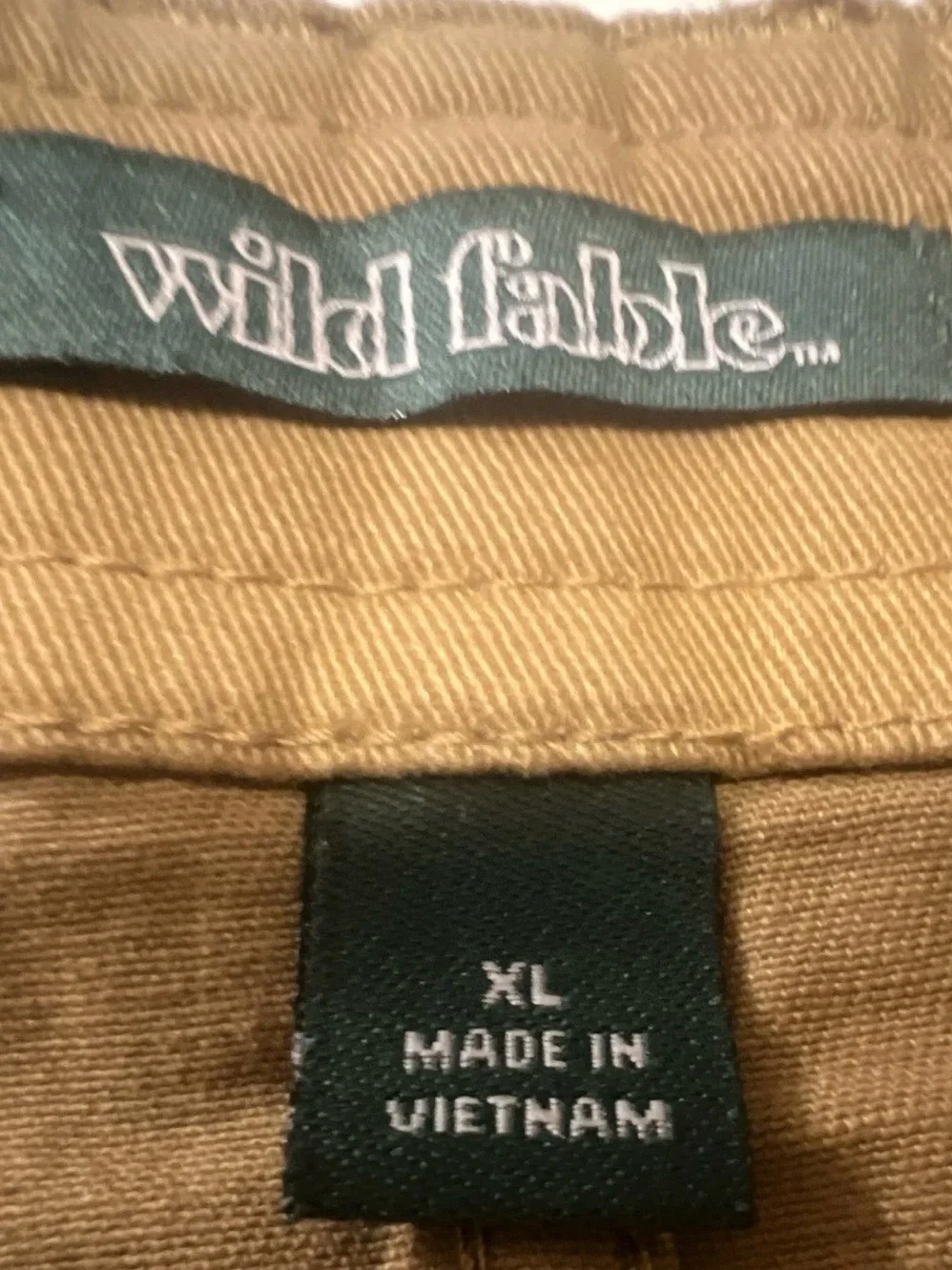 Wild Fable Brown Tan Cargo Mini Skirt  Size XL Utility Indie Sleaze Gorpcore Y2K